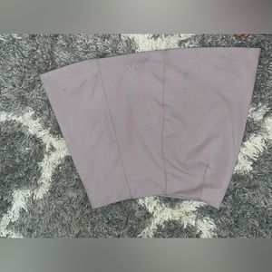 Purple mini skirt